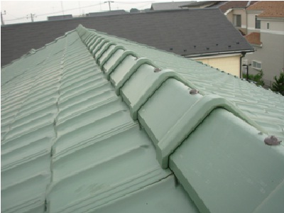 Flat roof tiles